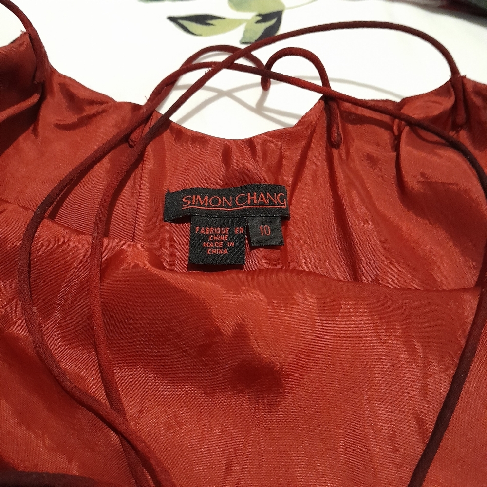 Dress In Scarlet Red Size 10 - Picture 6 of 9